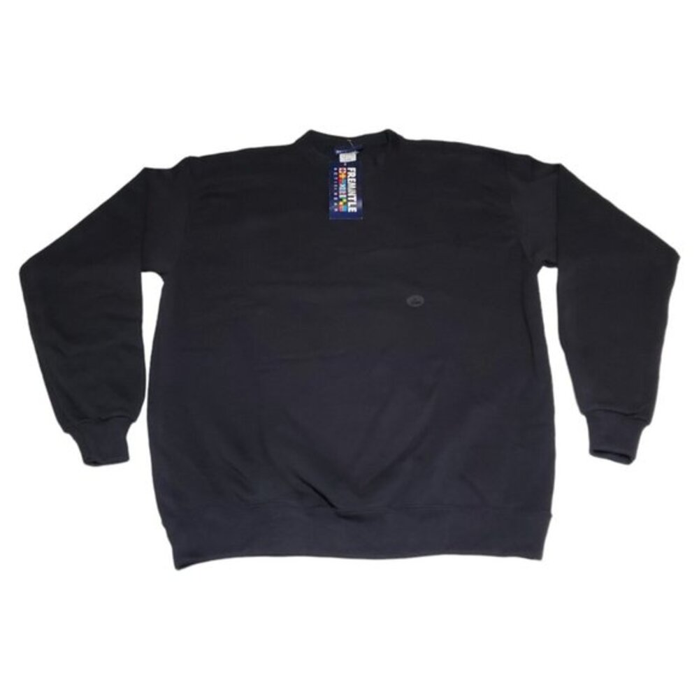 Rare Vintage Fremantle Action Wear‎ Sweatshirt Crew Neck Black Men's Sz XL NWT